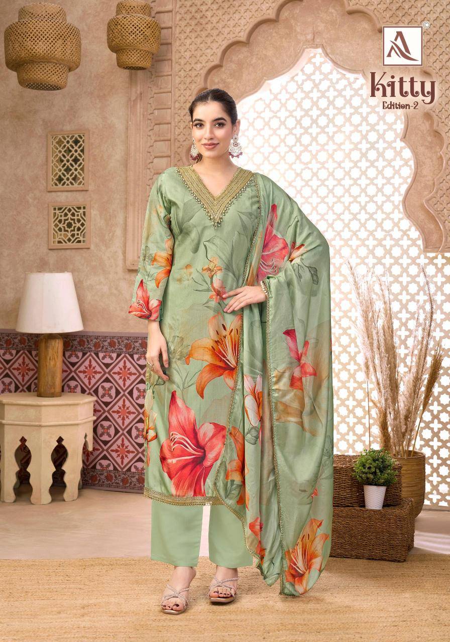 Alok suit kitty-2 Bulk dress materials supplier in Hyderabad